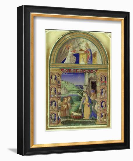 The Annunciation, the Adoration of the Child by the Virgin Mary, St. Joseph, St. Anthony of Padua…-Italian-Framed Premium Giclee Print