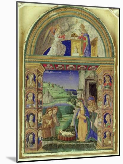 The Annunciation, the Adoration of the Child by the Virgin Mary, St. Joseph, St. Anthony of Padua…-Italian-Mounted Giclee Print