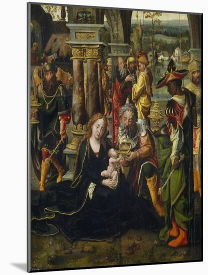 The Annunciation, the Adoration of the Magi-Pieter Coecke Van Aelst the Elder-Mounted Giclee Print