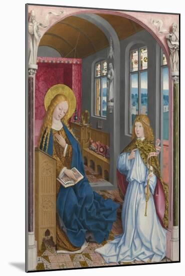 The Annunciation (The Liesborn Altarpiec), Ca. 1470-1480-null-Mounted Giclee Print