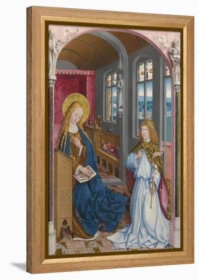 The Annunciation (The Liesborn Altarpiec), Ca. 1470-1480-null-Framed Premier Image Canvas