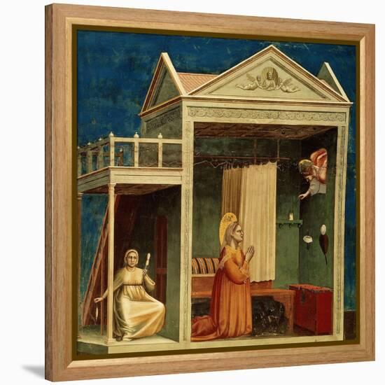 The Annunciation to Saint Anne, 1303-1310-Giotto di Bondone-Framed Premier Image Canvas