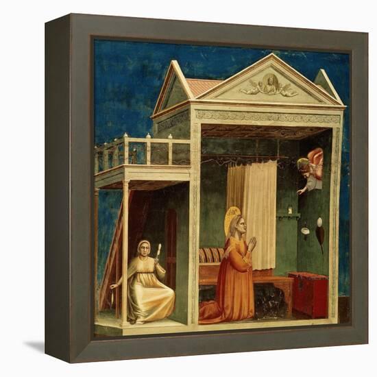 The Annunciation to Saint Anne, 1303-1310-Giotto di Bondone-Framed Premier Image Canvas