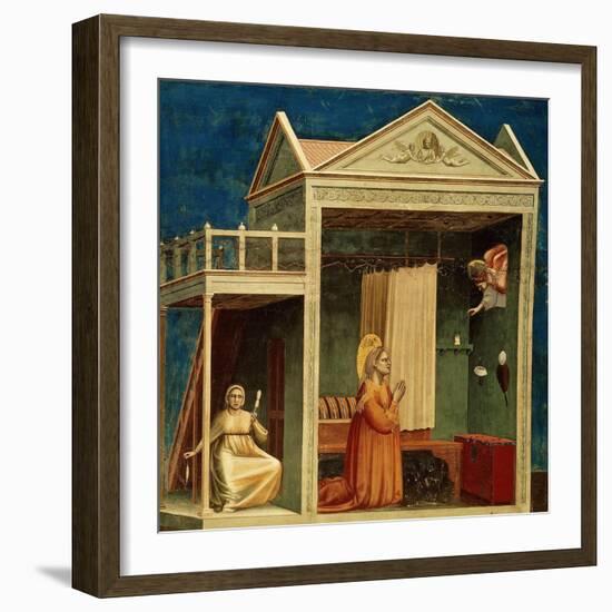 The Annunciation to Saint Anne, 1303-1310-Giotto di Bondone-Framed Giclee Print