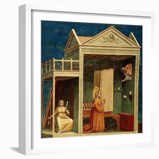 The Annunciation to Saint Anne, 1303-1310-Giotto di Bondone-Framed Giclee Print