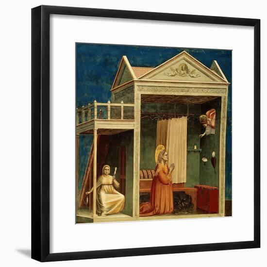 The Annunciation to Saint Anne, 1303-1310-Giotto di Bondone-Framed Giclee Print