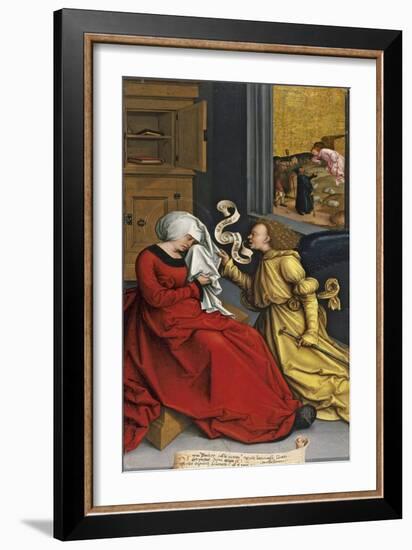 The Annunciation to Saint Anne, Ca. 1505-1510-Bernhard Strigel-Framed Giclee Print