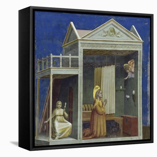 The Annunciation to St. Anne-Giotto di Bondone-Framed Premier Image Canvas