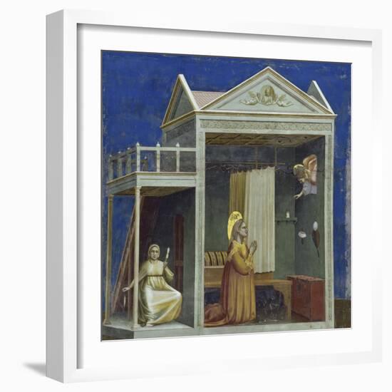 The Annunciation to St. Anne-Giotto di Bondone-Framed Giclee Print