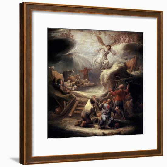 The Annunciation to the Shepherds, 17th Century-Benjamin Gerritz Cuyp-Framed Giclee Print