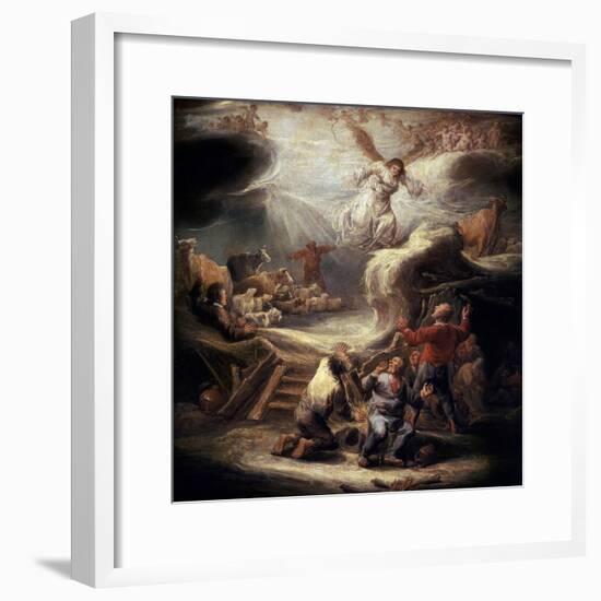 The Annunciation to the Shepherds, 17th Century-Benjamin Gerritz Cuyp-Framed Giclee Print