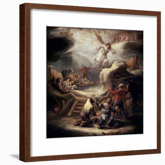 The Annunciation to the Shepherds, 17th Century-Benjamin Gerritz Cuyp-Framed Giclee Print