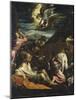 The Annunciation to the Shepherds, C.1555-1560-Jacopo Bassano-Mounted Giclee Print