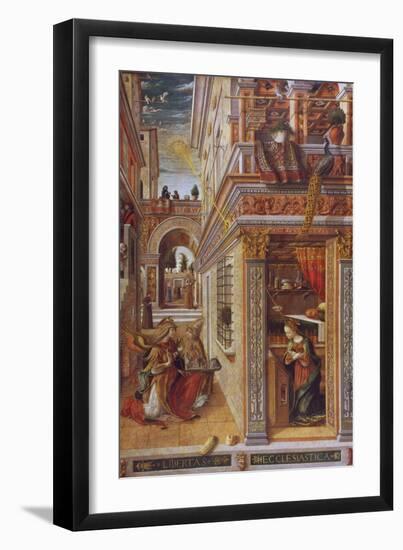 The Annunciation with St. Emidius, 1486-Carlo Crivelli-Framed Giclee Print