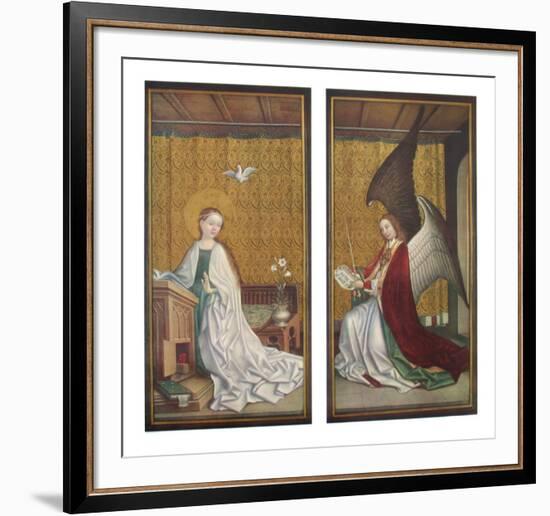 The Annunciation-Stephan Lochner-Framed Collectable Print