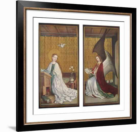 The Annunciation-Stephan Lochner-Framed Collectable Print