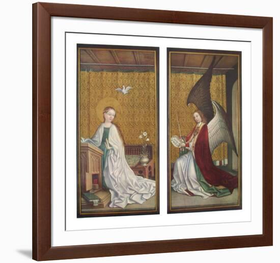 The Annunciation-Stephan Lochner-Framed Collectable Print