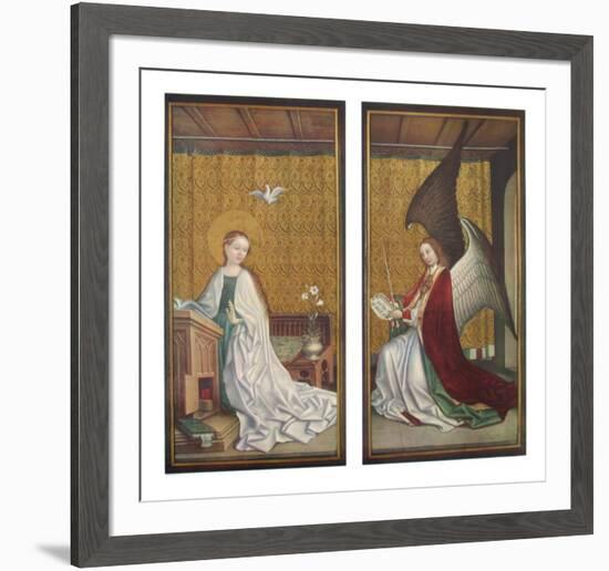 The Annunciation-Stephan Lochner-Framed Collectable Print