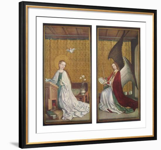 The Annunciation-Stephan Lochner-Framed Collectable Print