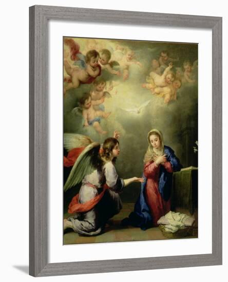 The Annunciation-Bartolome Esteban Murillo-Framed Giclee Print
