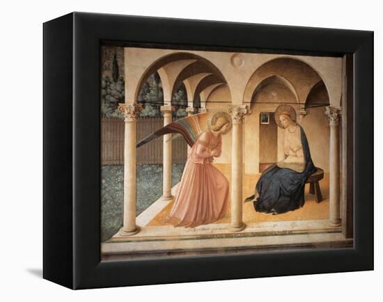 The Annunciation-Beato Angelico-Framed Premier Image Canvas