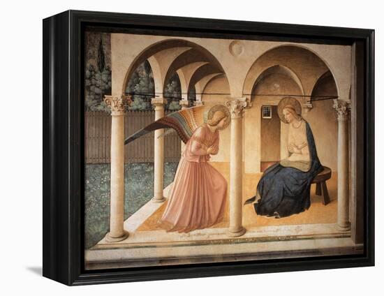 The Annunciation-Beato Angelico-Framed Premier Image Canvas