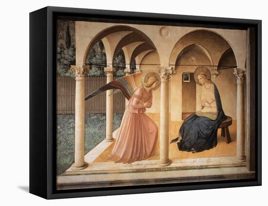 The Annunciation-Beato Angelico-Framed Premier Image Canvas