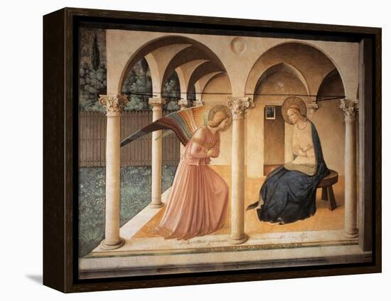 The Annunciation-Beato Angelico-Framed Premier Image Canvas