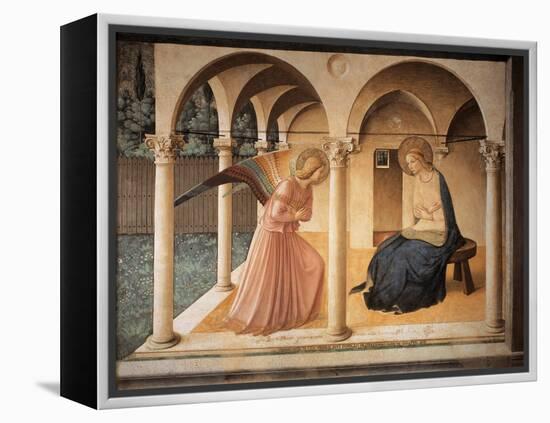 The Annunciation-Beato Angelico-Framed Premier Image Canvas