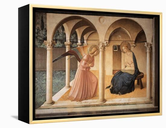 The Annunciation-Beato Angelico-Framed Premier Image Canvas