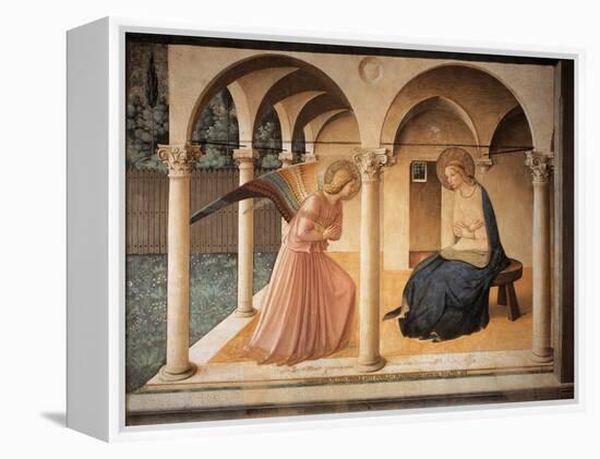 The Annunciation-Beato Angelico-Framed Premier Image Canvas