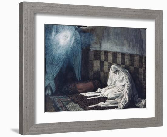 The Annunciation-James Tissot-Framed Giclee Print