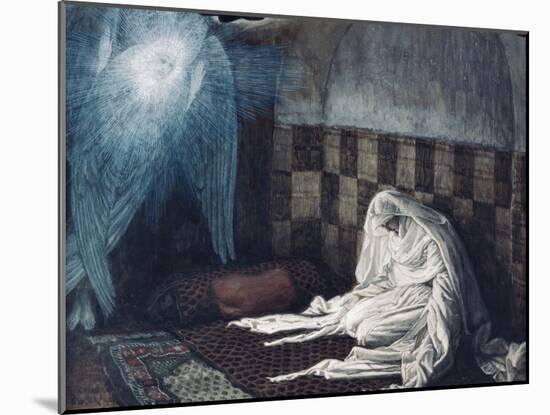 The Annunciation-James Tissot-Mounted Giclee Print