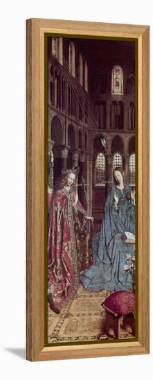 The Annunciation-Jan van Eyck-Framed Premier Image Canvas