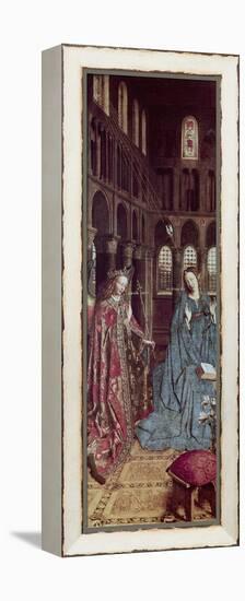 The Annunciation-Jan van Eyck-Framed Premier Image Canvas