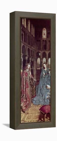 The Annunciation-Jan van Eyck-Framed Premier Image Canvas