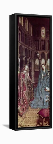 The Annunciation-Jan van Eyck-Framed Premier Image Canvas