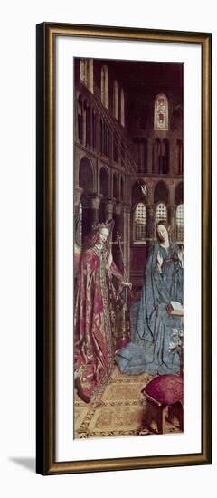 The Annunciation-Jan van Eyck-Framed Giclee Print