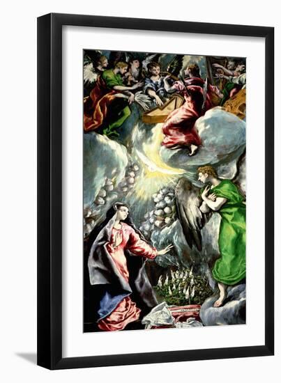 The Annunciation-El Greco-Framed Giclee Print