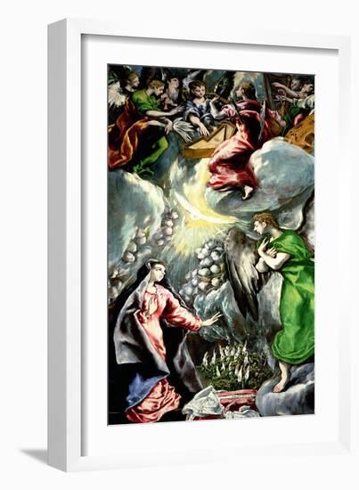 The Annunciation-El Greco-Framed Giclee Print