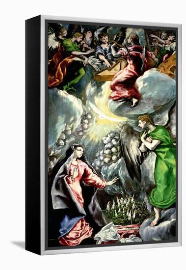 The Annunciation-El Greco-Framed Premier Image Canvas