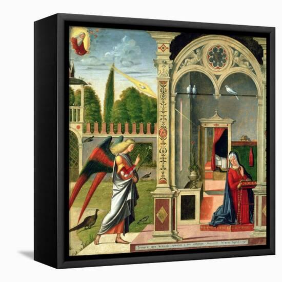 The Annunciation-Vittore Carpaccio-Framed Premier Image Canvas