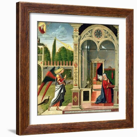 The Annunciation-Vittore Carpaccio-Framed Giclee Print