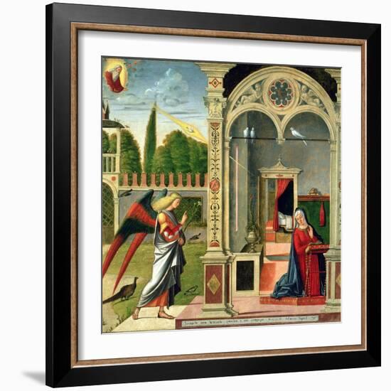 The Annunciation-Vittore Carpaccio-Framed Giclee Print