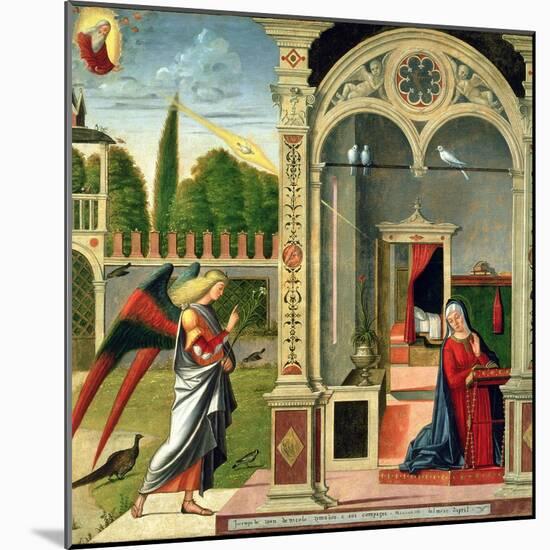 The Annunciation-Vittore Carpaccio-Mounted Giclee Print