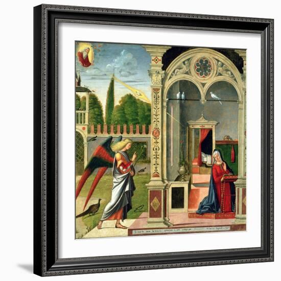 The Annunciation-Vittore Carpaccio-Framed Giclee Print