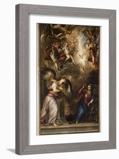 The Annunciation-Titian (Tiziano Vecelli)-Framed Giclee Print