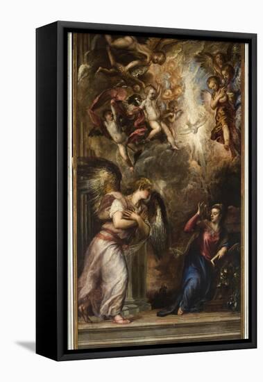 The Annunciation-Titian (Tiziano Vecelli)-Framed Premier Image Canvas