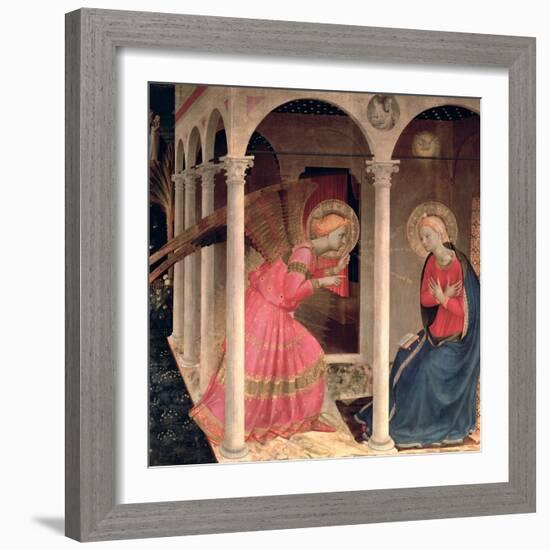 The Annunciation-Fra Angelico-Framed Giclee Print