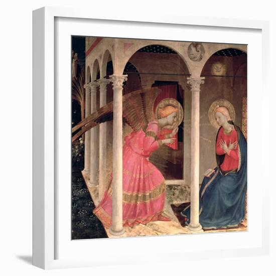 The Annunciation-Fra Angelico-Framed Giclee Print